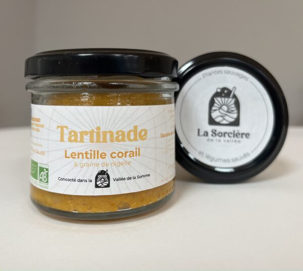 Tartinade Lentille corail & graine de nigelle