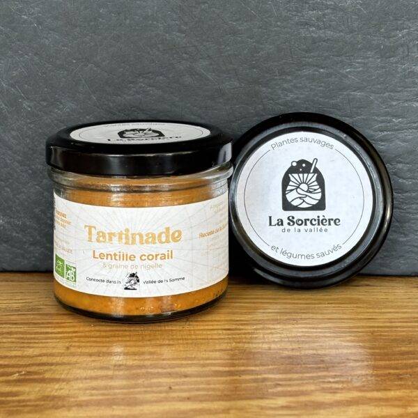 Tartinade Lentille corail & graine de nigelle