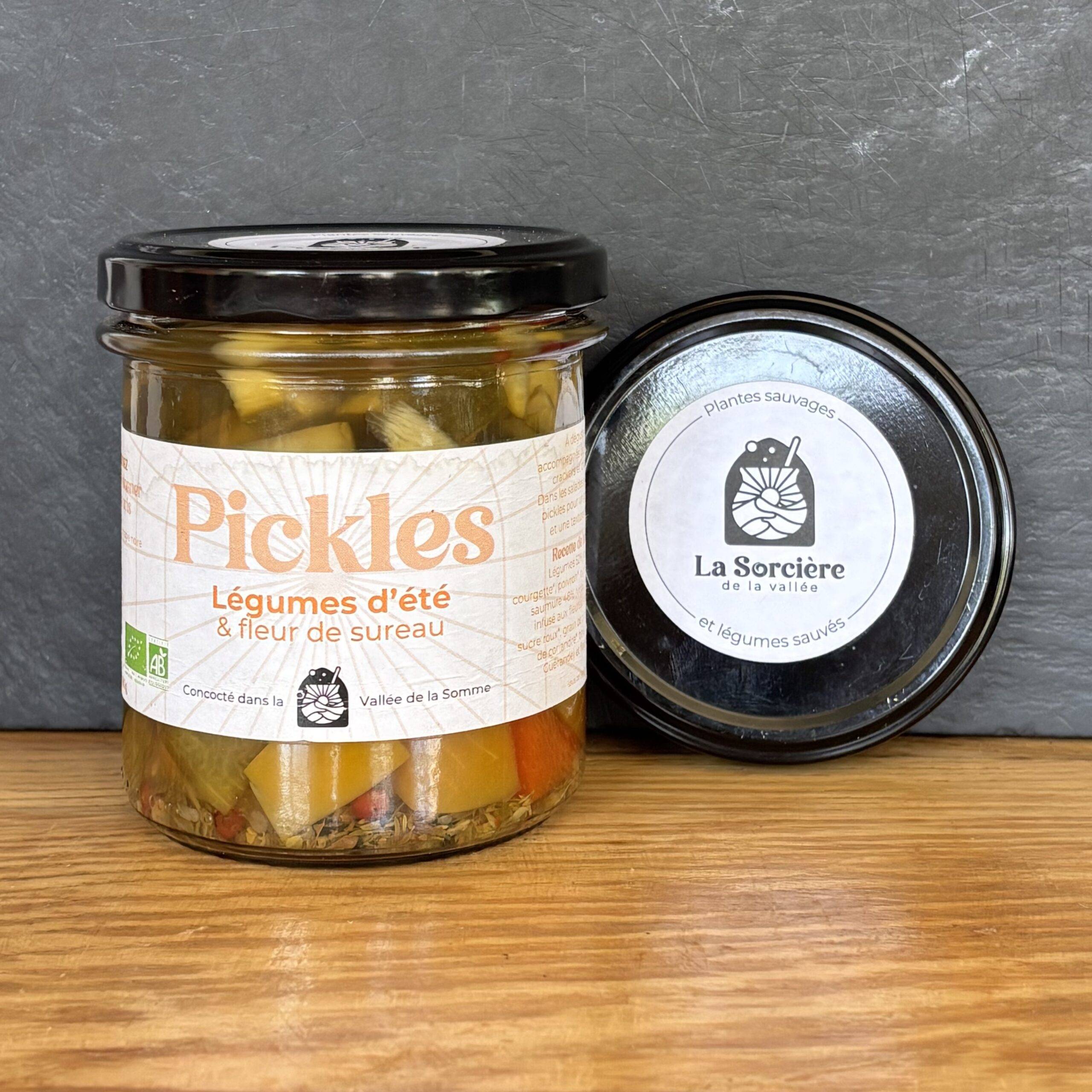 Pickles légumes d'été & fleur de sureau