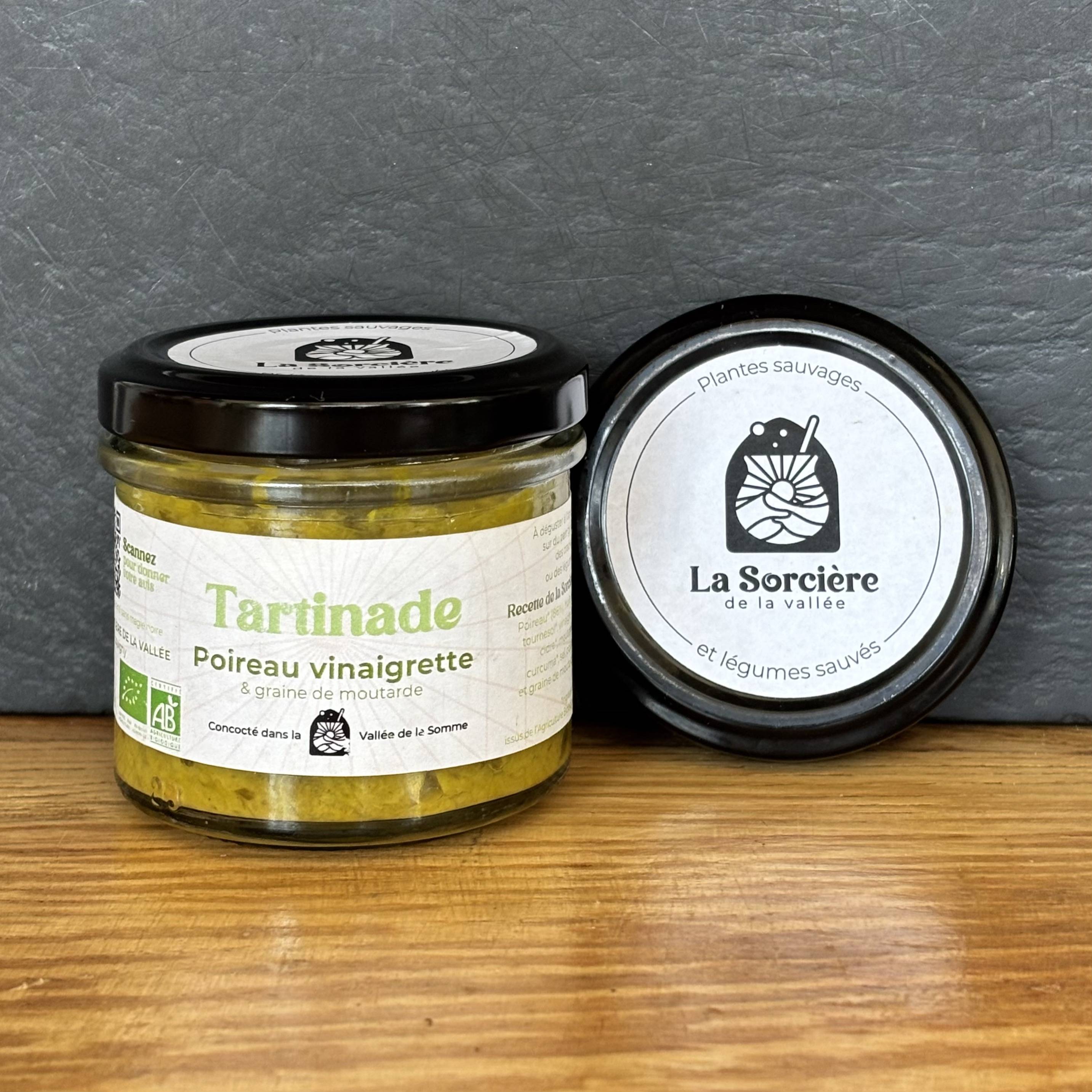 Tartinade Poireau vinaigrette & graine de moutardeHEIC