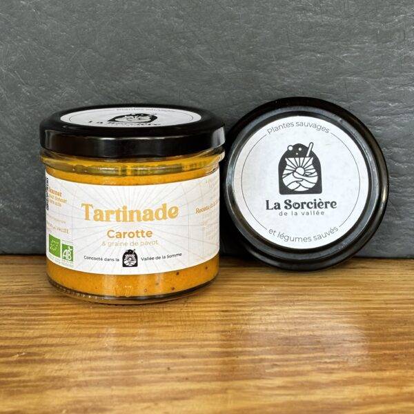 Tartinade Carotte & graine de pavot