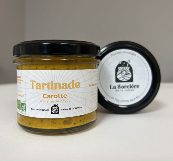 Tartinade Carotte & graine de pavot