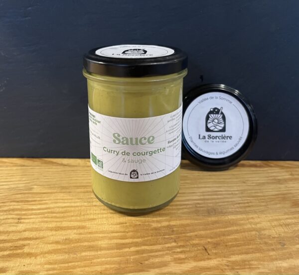 Sauce Curry de courgette & sauge