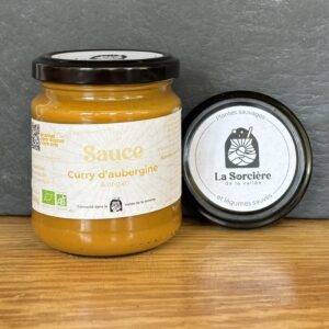 Sauce Curry d'aubergine & origan