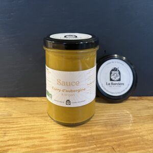 Sauce Curry d'aubergine & origan