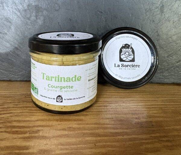 Tartinade courgette & graine de sésame